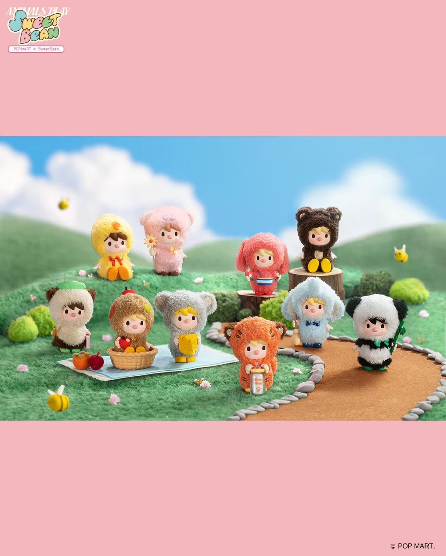 POP MART Sweet Bean Animal Play