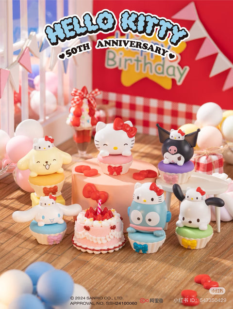 Hello Kitty 50th Anniversary Cupcake Miniatures