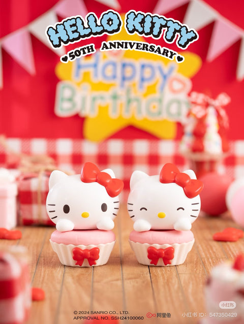 Hello Kitty 50th Anniversary Cupcake Miniatures