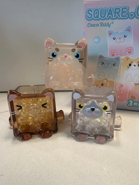 Sunday Claim Sale - NEW BIG square cats 3x legs out kitties (set 2)