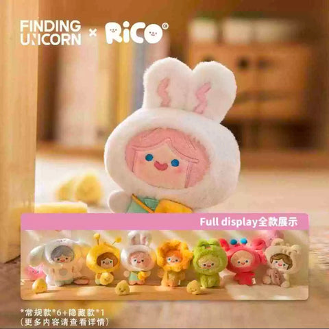 Rico Happy Fluffy Plushie Hanger Blind Box Series