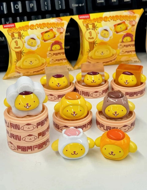 Miniso Pompompurin “Midi” Flourishing Dim Sum Series