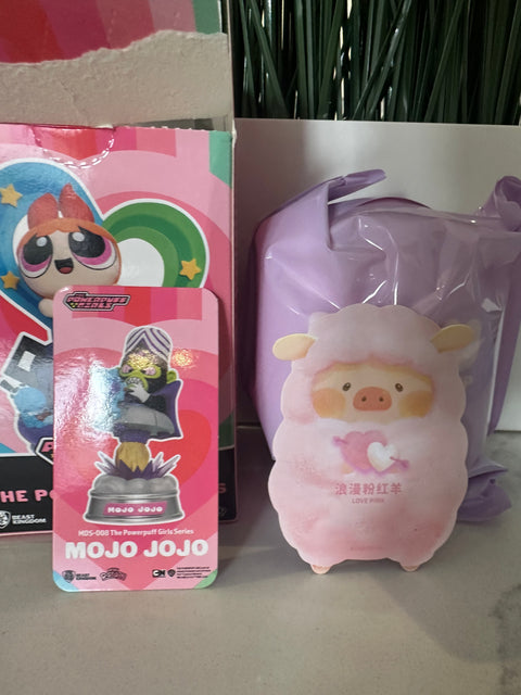 BF2024 - Lulu pink plush and bad guy from PowerPuff