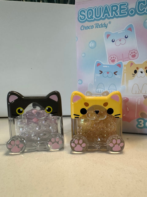 Sunday Claim Sale - NEW BIG square cats 2x Tiger and Milk Cat Set 10