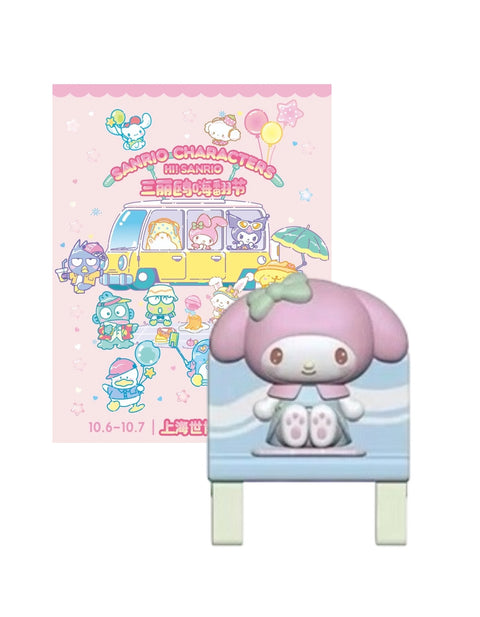 Sunday Claim Sale - My Melody Sitting on Bench Shanghai Sanrio Fest Exclusive (magnetic)