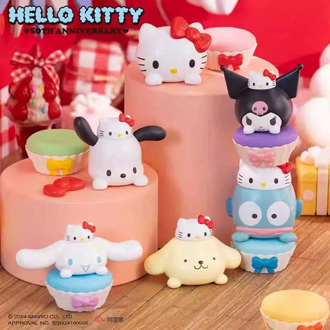 Hello Kitty 50th Anniversary Cupcake Miniatures