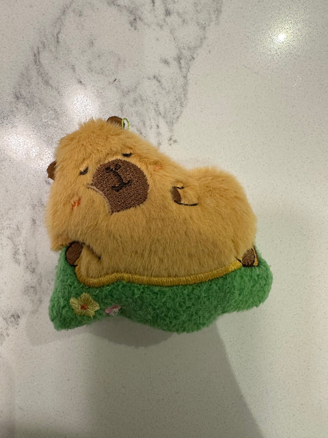 Capybara On The Farm Plush Magnet Hanger Miniature Series