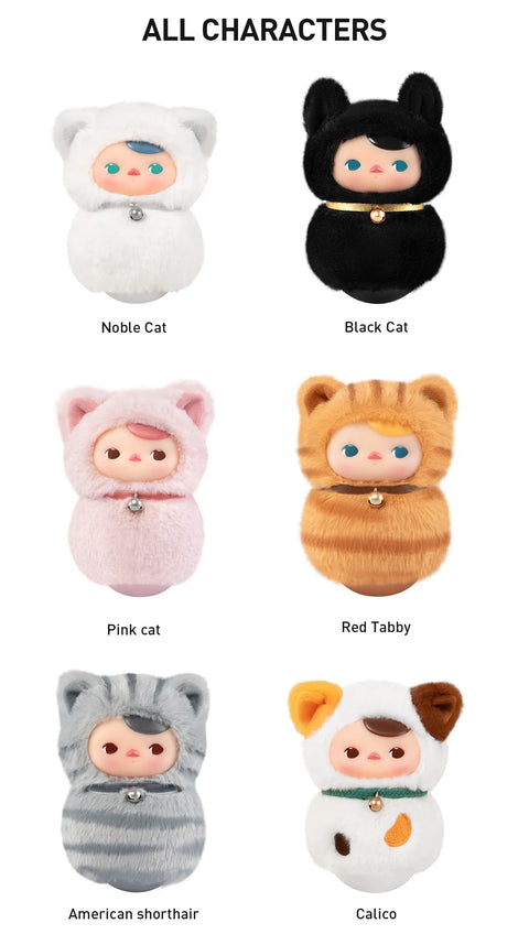 Pucky Roly Poly Kitty Furry Blind Box Series