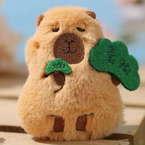 Capybara On The Farm Plush Magnet Hanger Miniature Series