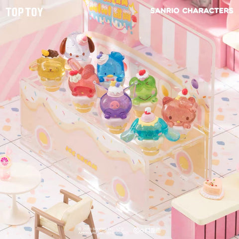 Sanrio Characters Pocket Sticker Sheet 1PC (Hello Kitty, My Melody, Kuromi,  etc) 