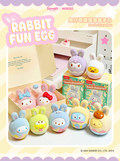 Miniso Sanrio Rabbit Fun Egg Blind Box Series