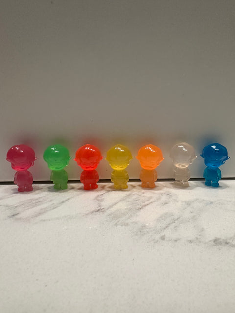 Sunday Claim Sale - Popmart Dimoo Clear Minis (7x clear colors set)