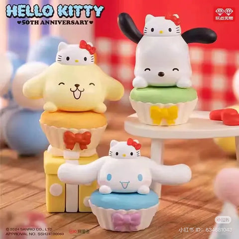 Hello Kitty 50th Anniversary Cupcake Miniatures