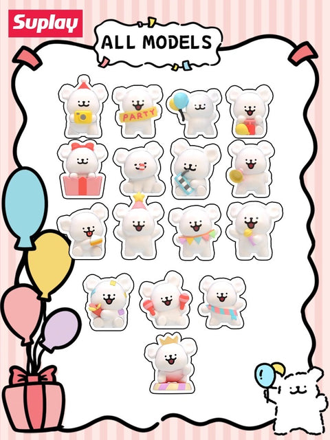 Maltese Line Dog Miniature Party Series