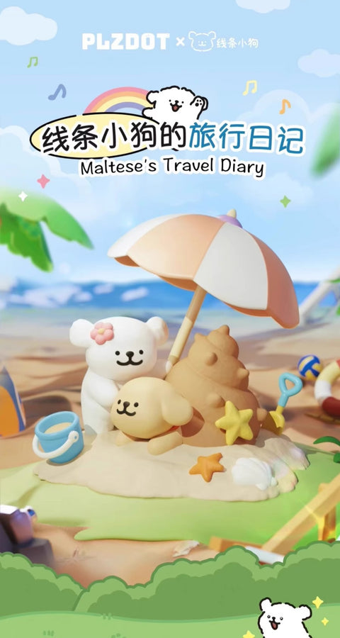 Plzdot Maltese Travel Diary Blind Box Series