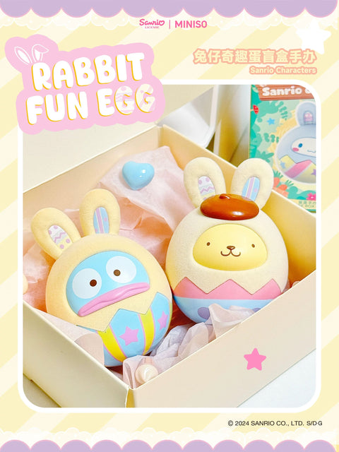 Miniso Sanrio Rabbit Fun Egg Blind Box Series