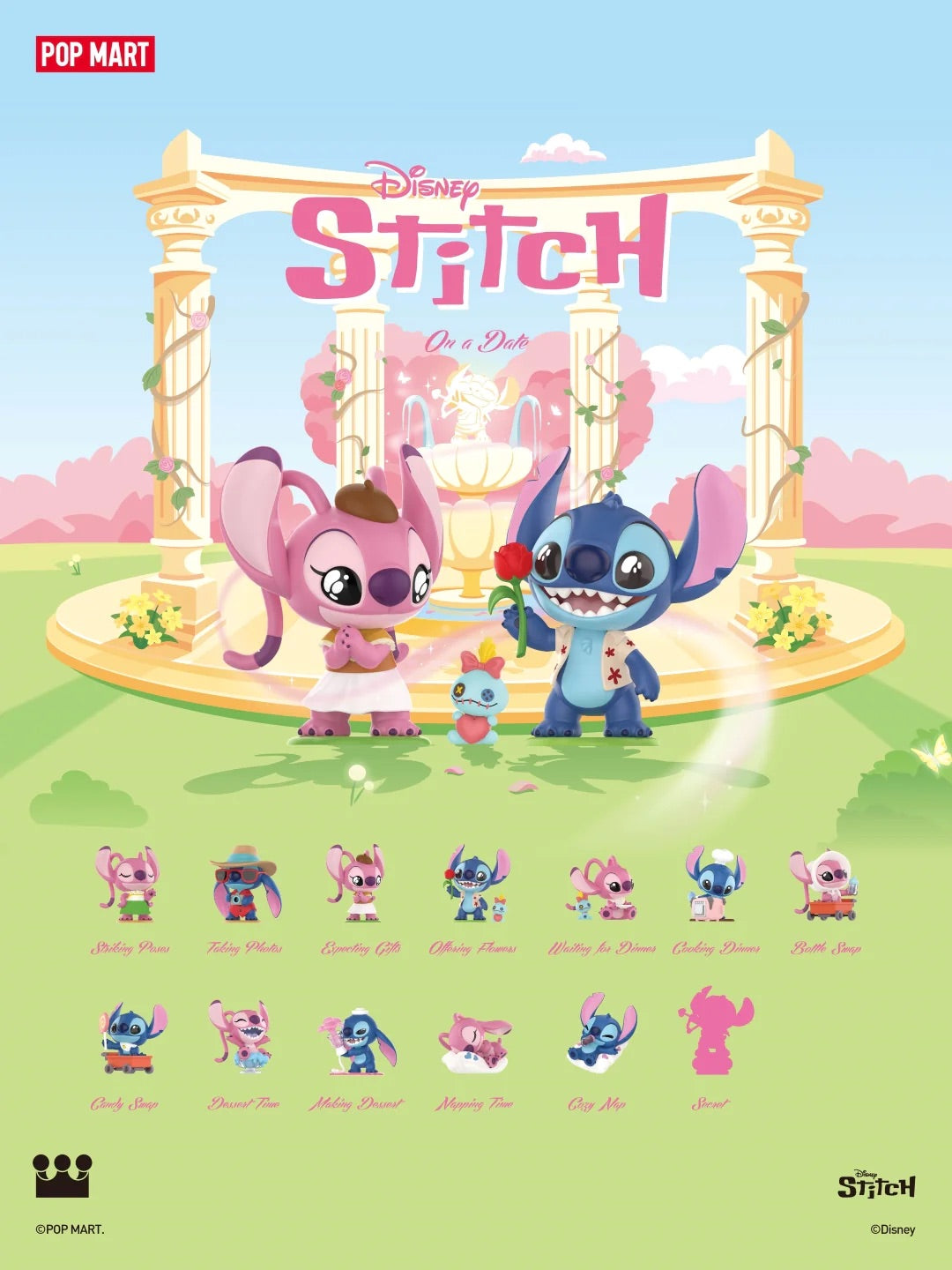 POP MART Disney Stitch on a Date Series – ToyDonutShop