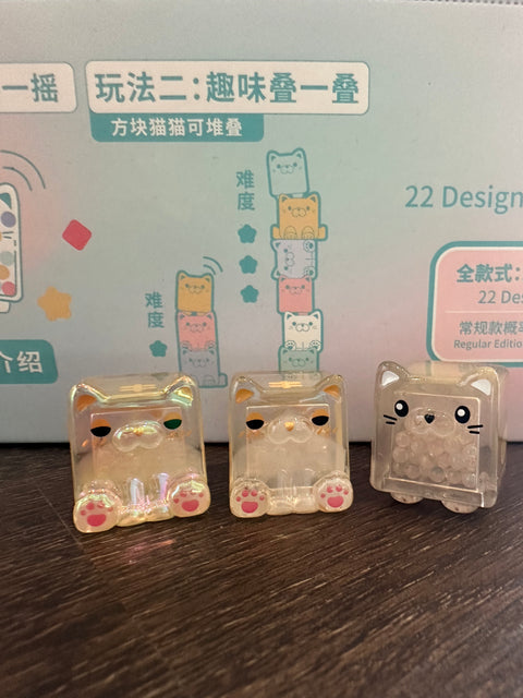 ChocoTeddy Square Cats Jenga Miniature Blind Bag Series 2