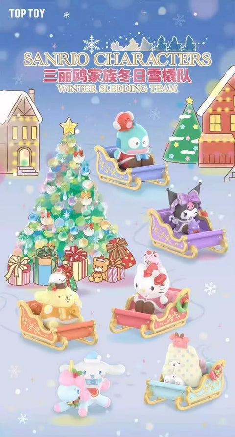 TopToy 2025 Sanrio Christmas Sleigh Cozy Ride Blind Box Series