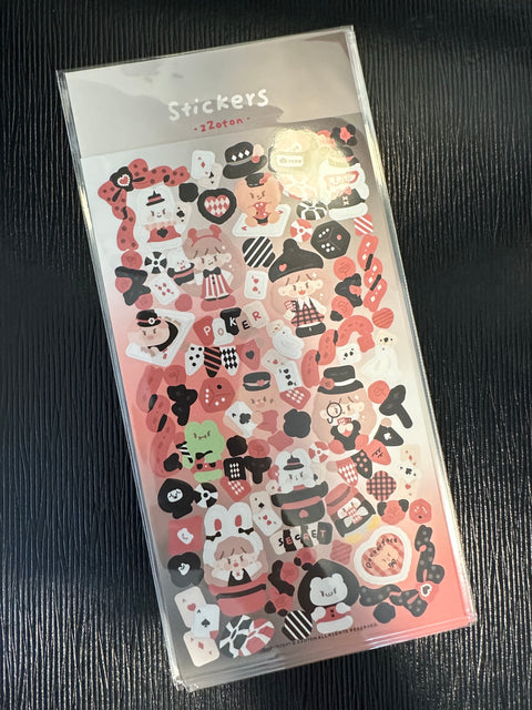 Sanrio Stickers Pack 8types / Kuromi, My Melody Diary Deco Seal