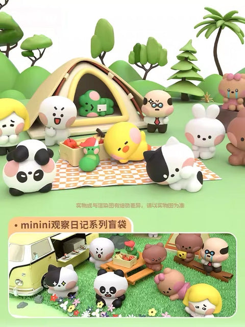 Minini Line Friends Miniature Blind Bag Series by HeyDolls