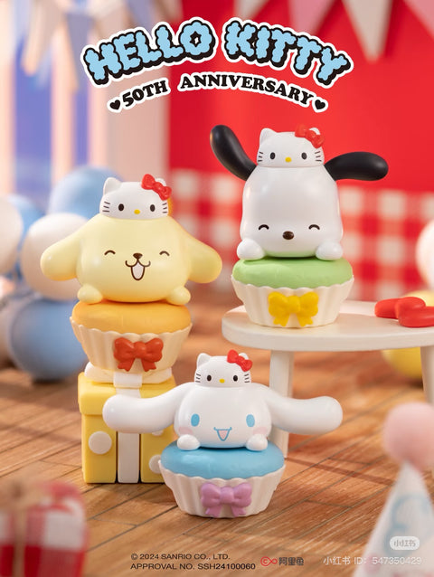 Hello Kitty 50th Anniversary Cupcake Miniatures