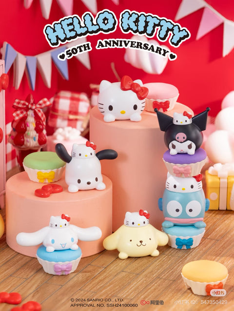 Hello Kitty 50th Anniversary Cupcake Miniatures