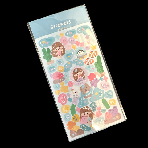 Molinta Glitter Sticker Summer Set Zzoton - tokopie