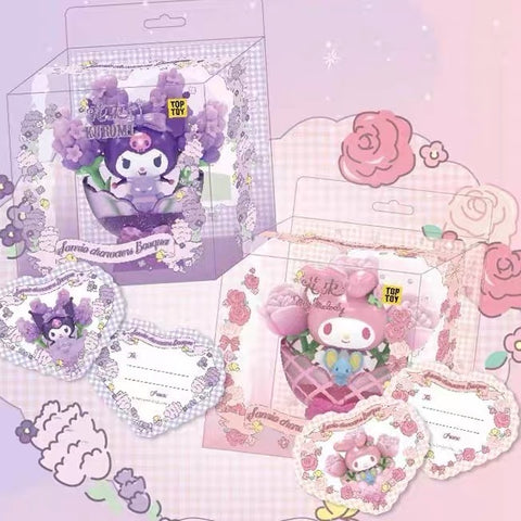 TopToy Kuromi and My Melody Bouquet Blister Gift Packu