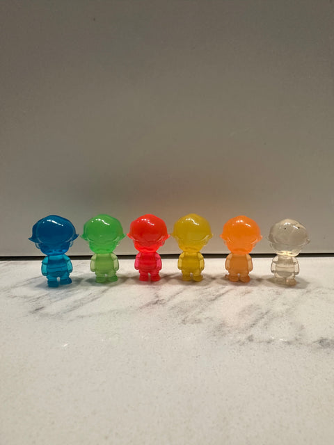 Sunday Claim Sale - Popmart Dimoo Clear colours Minis (6x clear colors set 1)